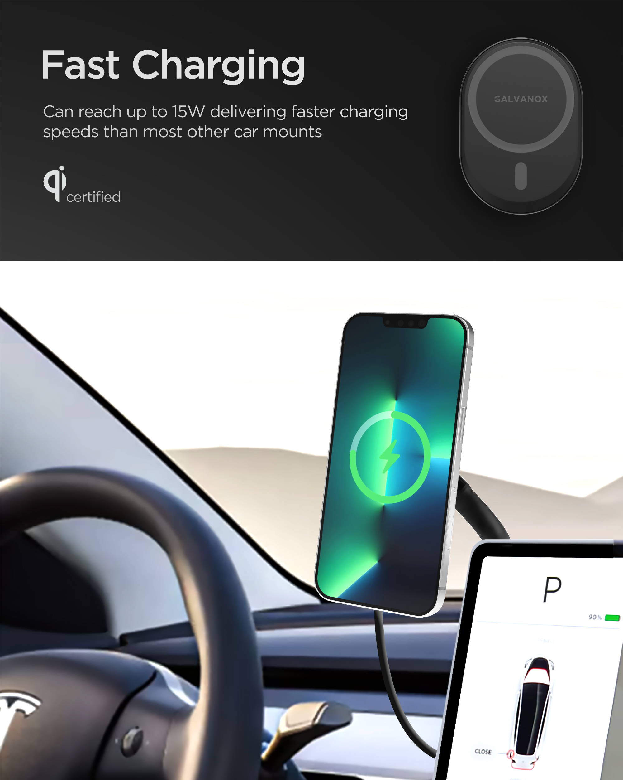 The Best Spigen Accessories for the Tesla Model Y - Matte Screen Protector  & MagSafe Phone Mount 
