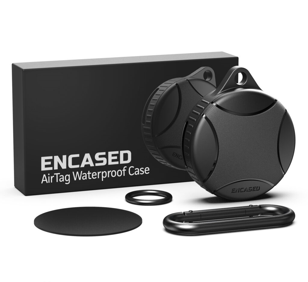 Waterproof Airtag Case in Black