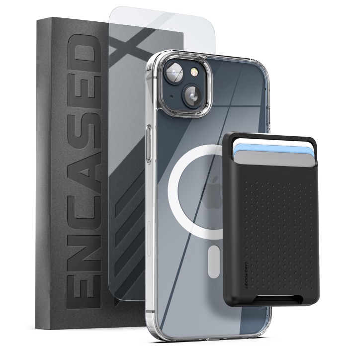 iPhone 14 Max Clearback Case with TPU Wallet - Compatible with Magsafe-MSCB25420