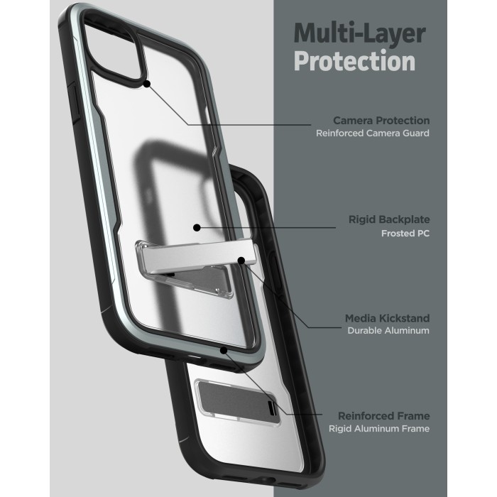 Aluminum, Protective iPhone 8 Plus Case - PRO - Hitcase