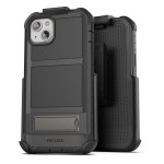 iPhone 14 Max Falcon Shield Case with Belt Clip Holster-FM254BKHL