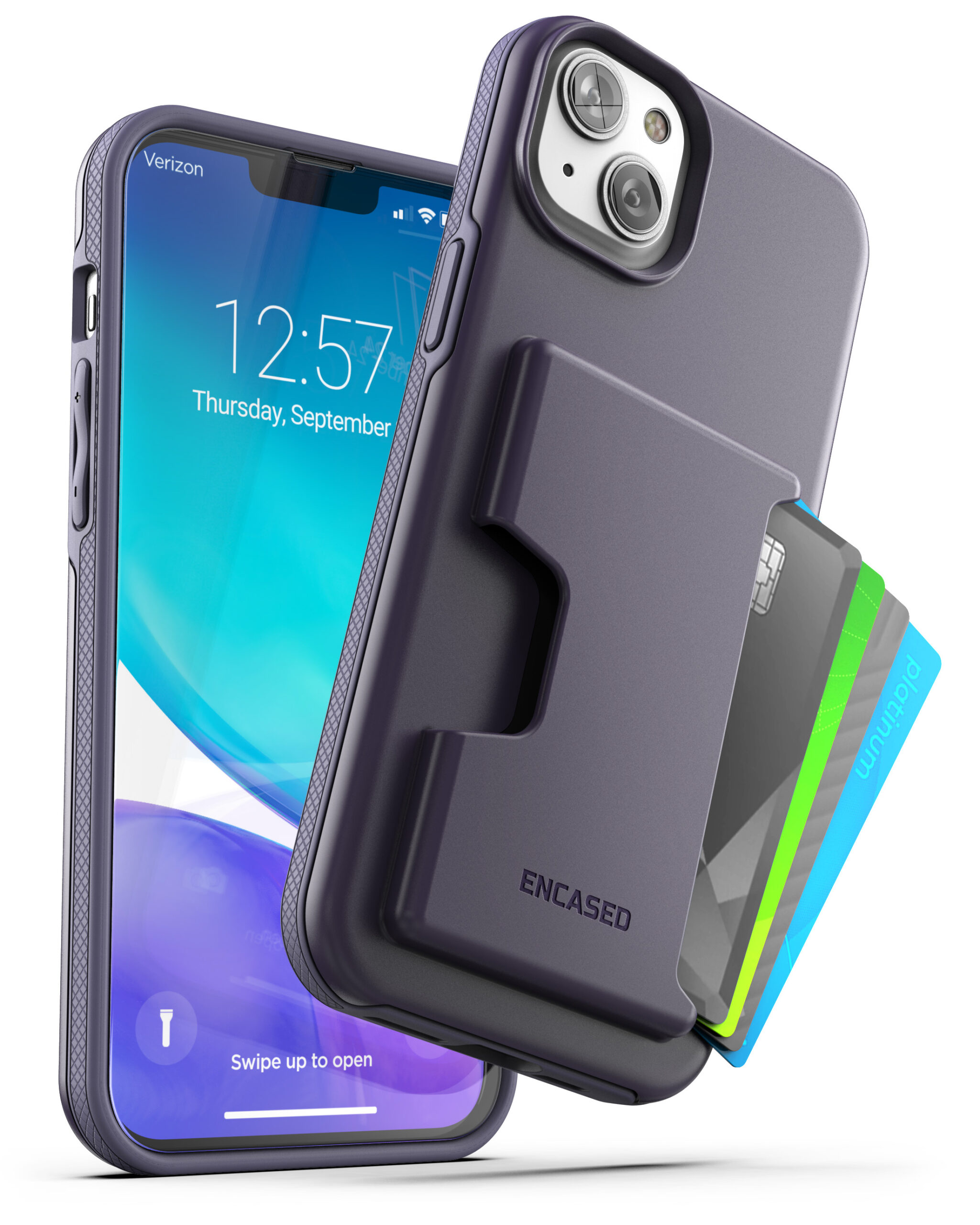 Encased Phantom Ultra Slim Case with Card Holder for iPhone Xs