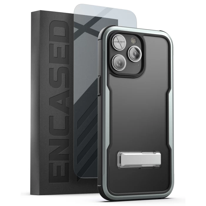 iPhone 14 Pro Max Slimshield Case in Black with Leather Wallet - MagSafe  Compatible - Encased