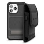 iPhone 14 Pro Falcon Shield Case with Nylon Pouch Holster-FM255BKNP