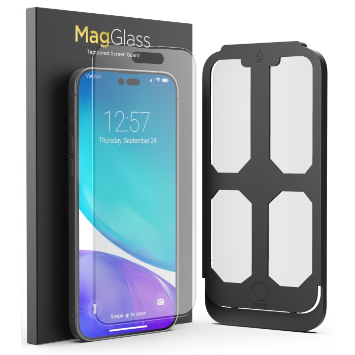 Magglass Anti-Glare Matte Screen Protector Designed for iPhone 14 Pro Tempered Glass - Fingerprint/Smudge Proof Full Coverage Display Guard - iPhone