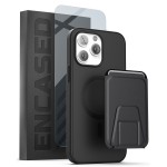 iPhone 14 Pro Max Slimshield Case with Leather Wallet - Compatible with Magsafe-MSDL256BK10