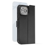 iPhone 14 Plus Primo Leather Case in Black and Folio Wallet - MagSafe  Compatible - Encased