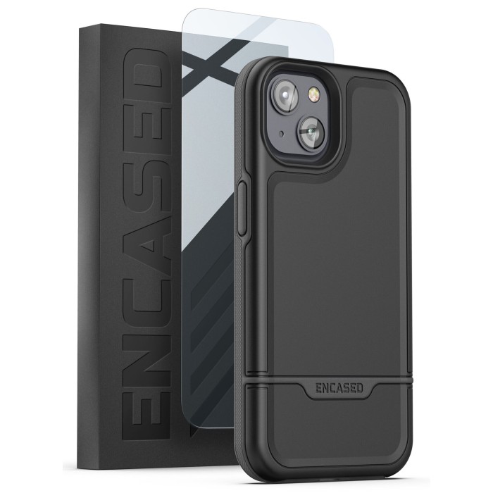 iPhone 14 Max Rebel Case with Screen Protector-RB254BK