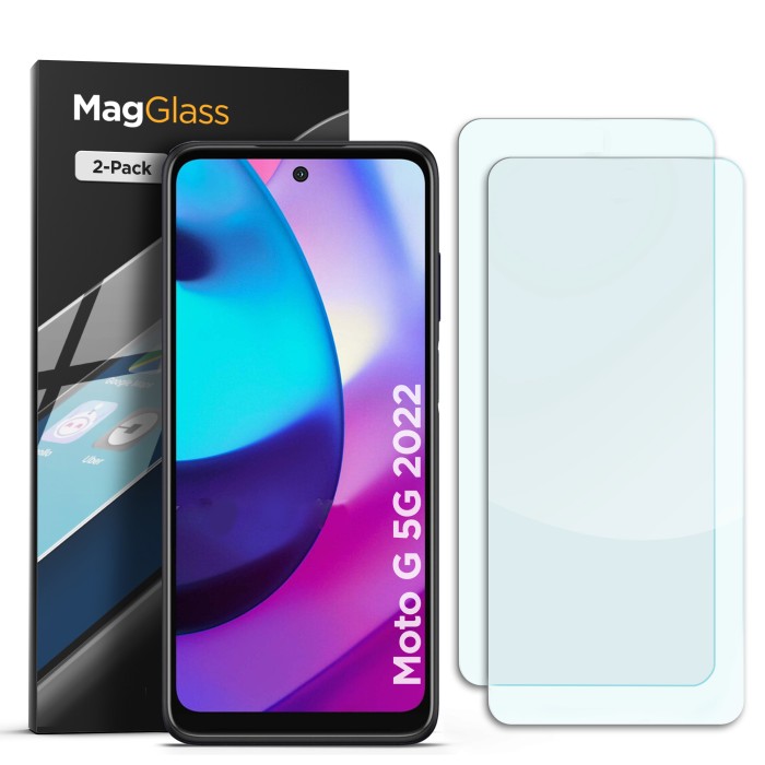 Moto G 5G 2022 MagGlass Ultra HD Screen Protector – 2 Pack-SP293AUS