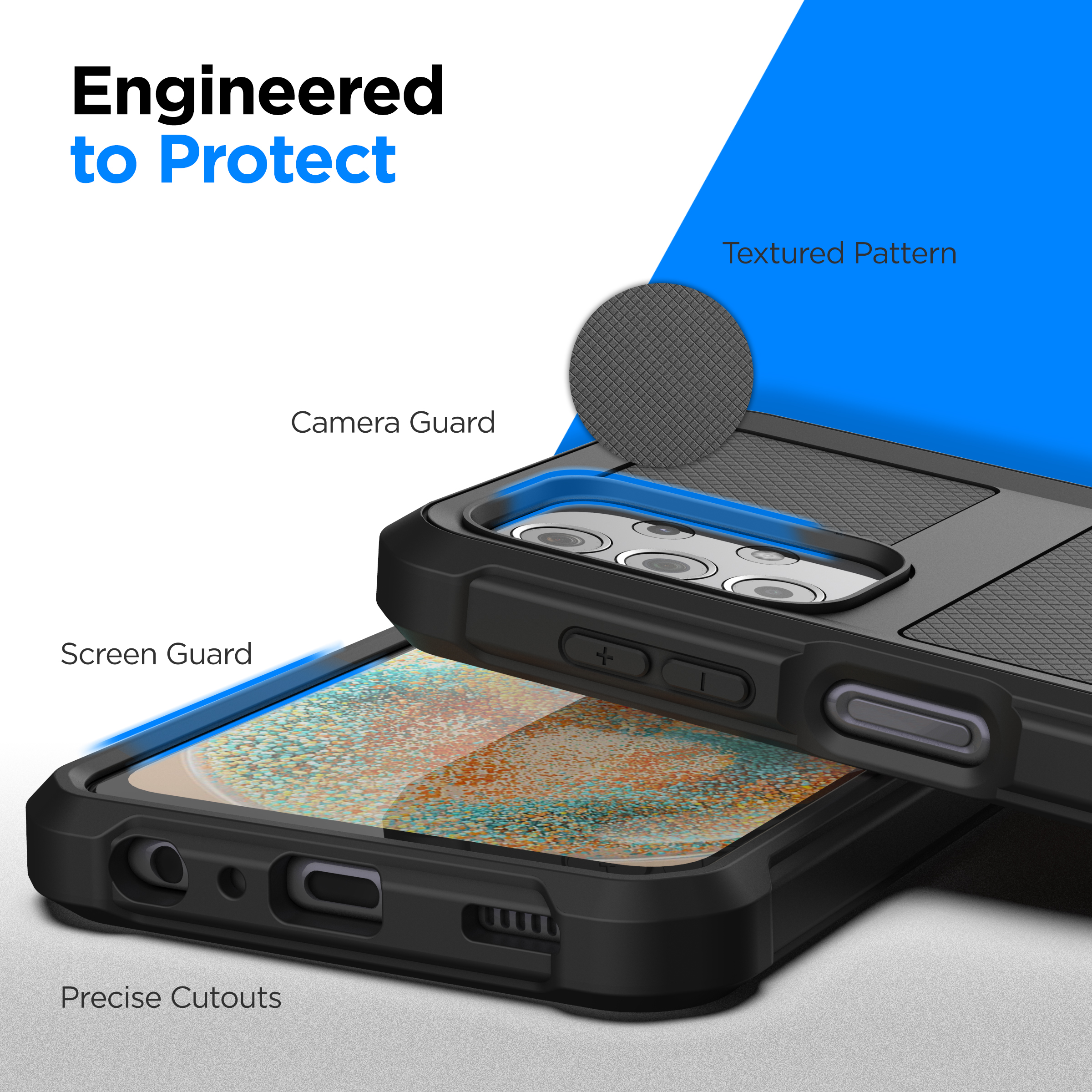  Samsung Galaxy A23 5G Case with HD Screen Protector
