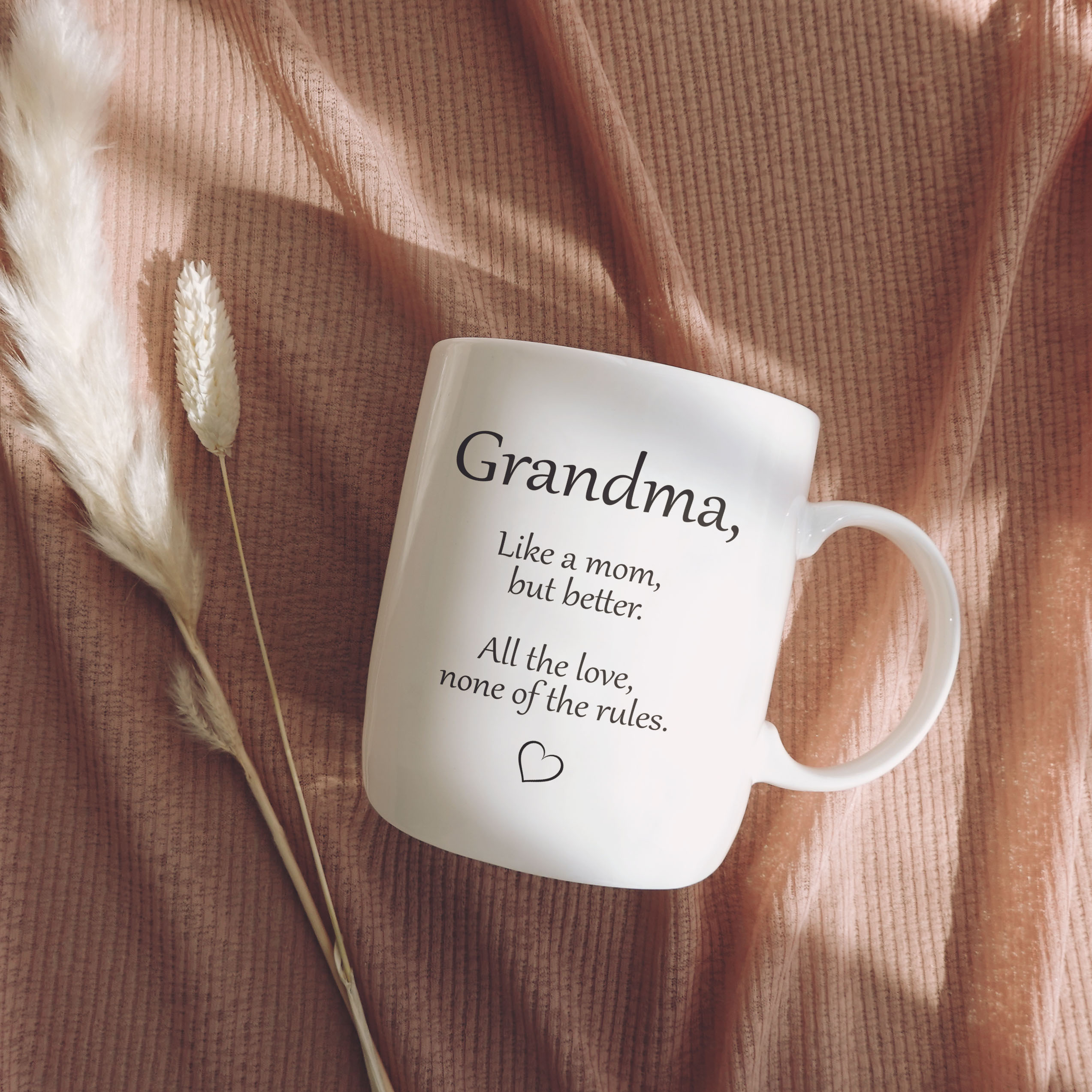 SoHo 12oz Ceramic Coffee Mug Grandma with Warmer - Encased