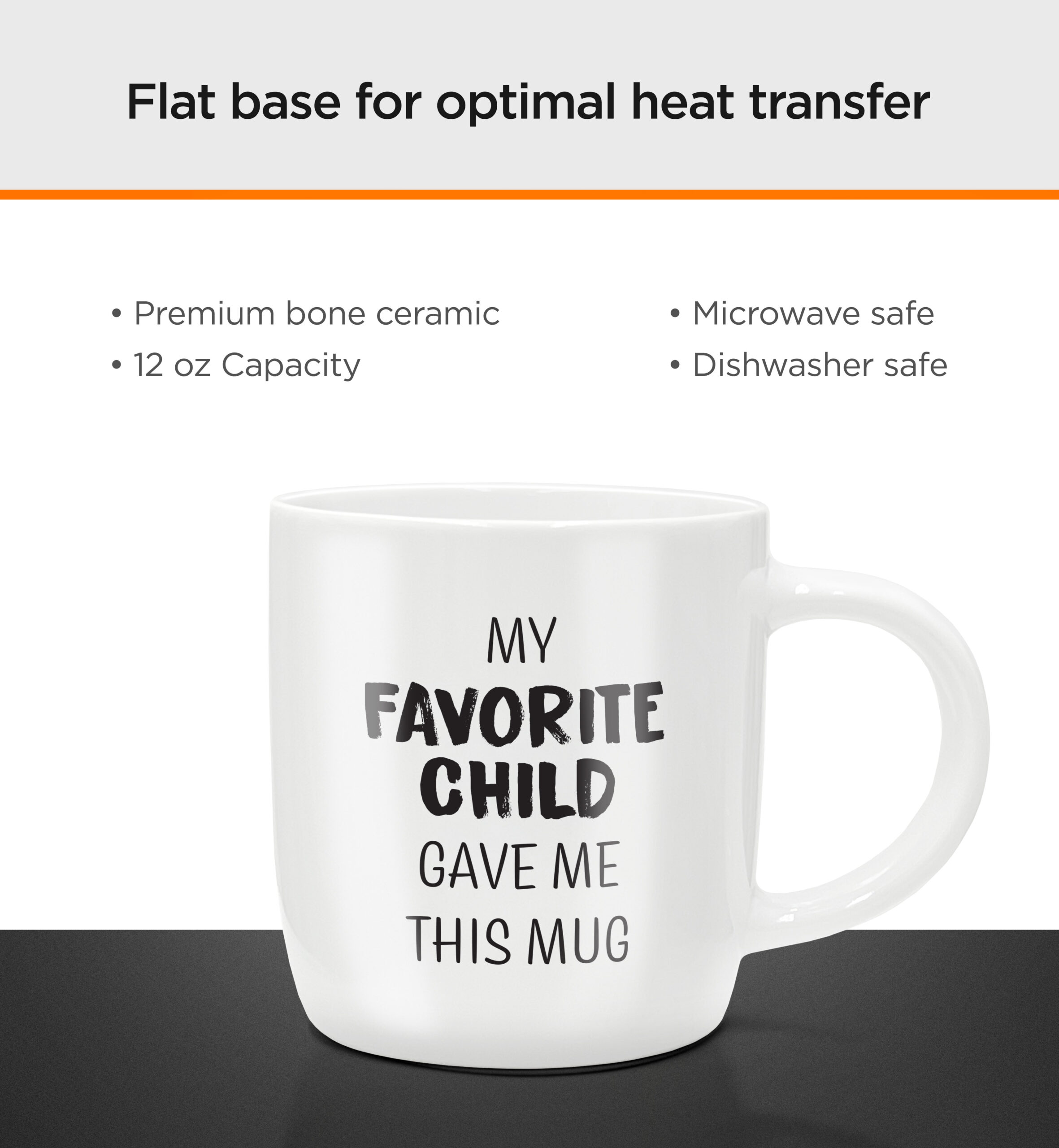 Flat Bottom Coffee Mug For Warmer
