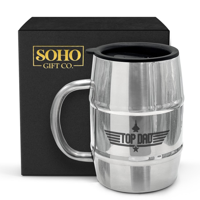 SoHo Barrel Beer Mug "TOP DAD"-BM2306