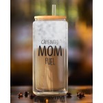 SoHo-Iced-Coffee-Cup-with-Lid-and-Straw-Caffeinated-Mom-Fuel-LI3541-2