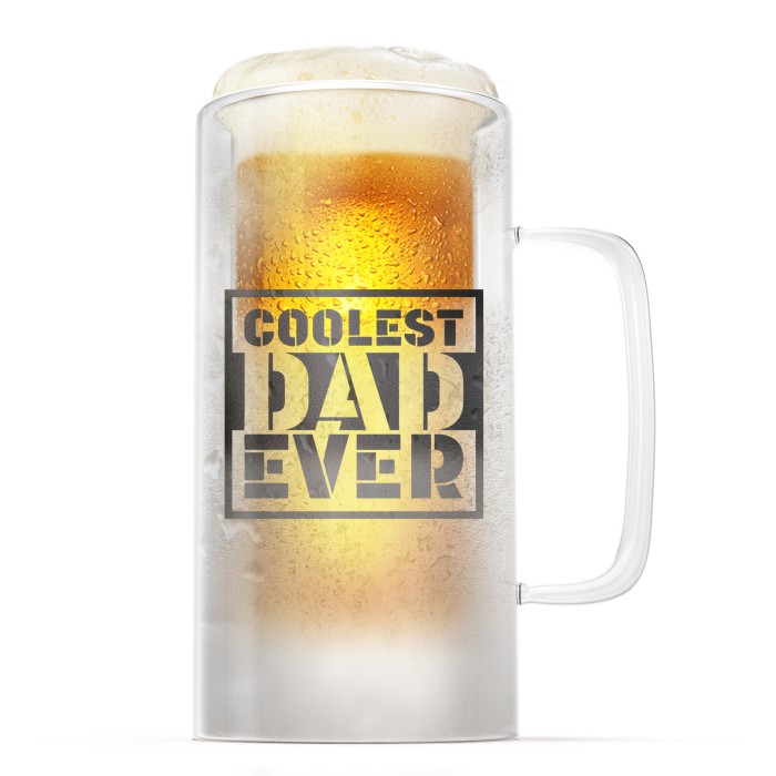 SoHo Insulated Beer Mug COOLEST DAD EVER - Encased