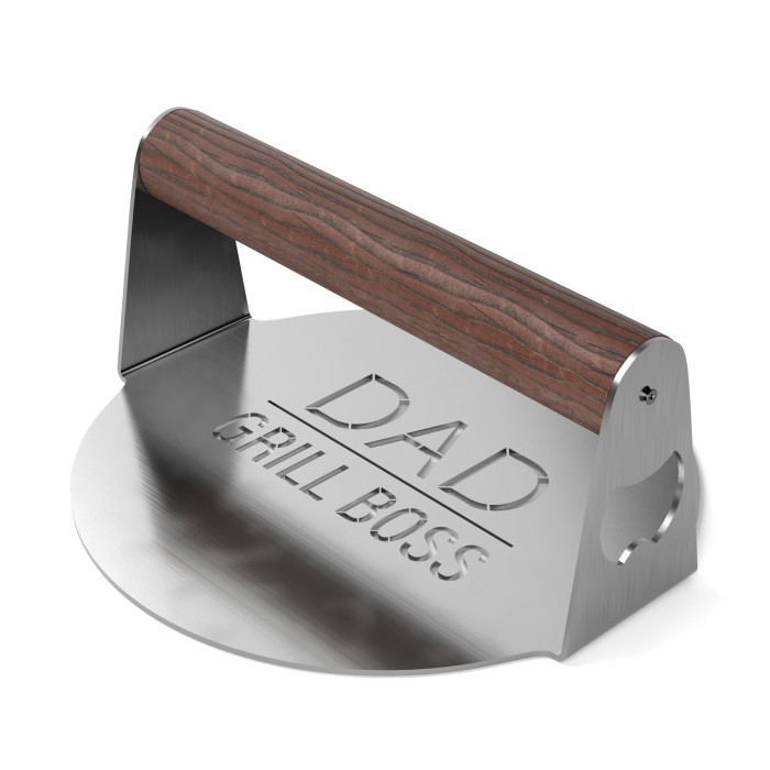 SoHo Stainless Steel Burger Press “Dad Grill Boss”-GP200