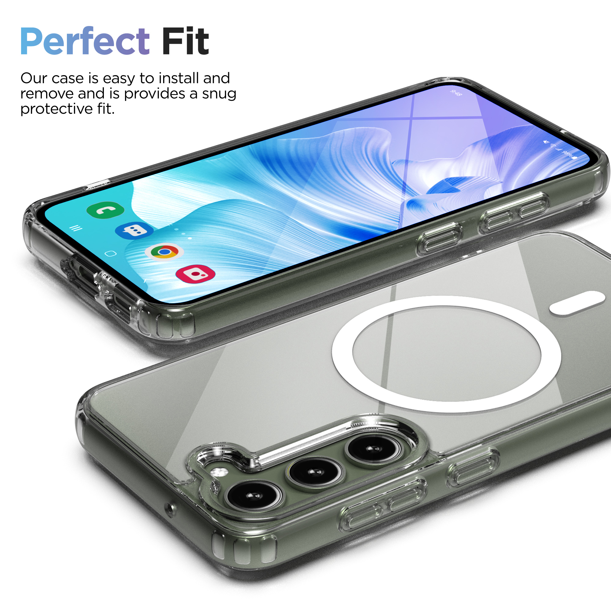 Samsung Galaxy S23 Ultra MagSafe Glacier Clear Case - Encased