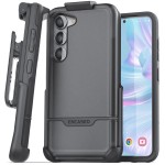 Samsung Galaxy S23 Plus Rebel Case with Belt Clip Holster-RB309BKHL