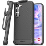 Samsung Galaxy S23 Thin Armor Case with Belt Clip Holster-TA308BKHL