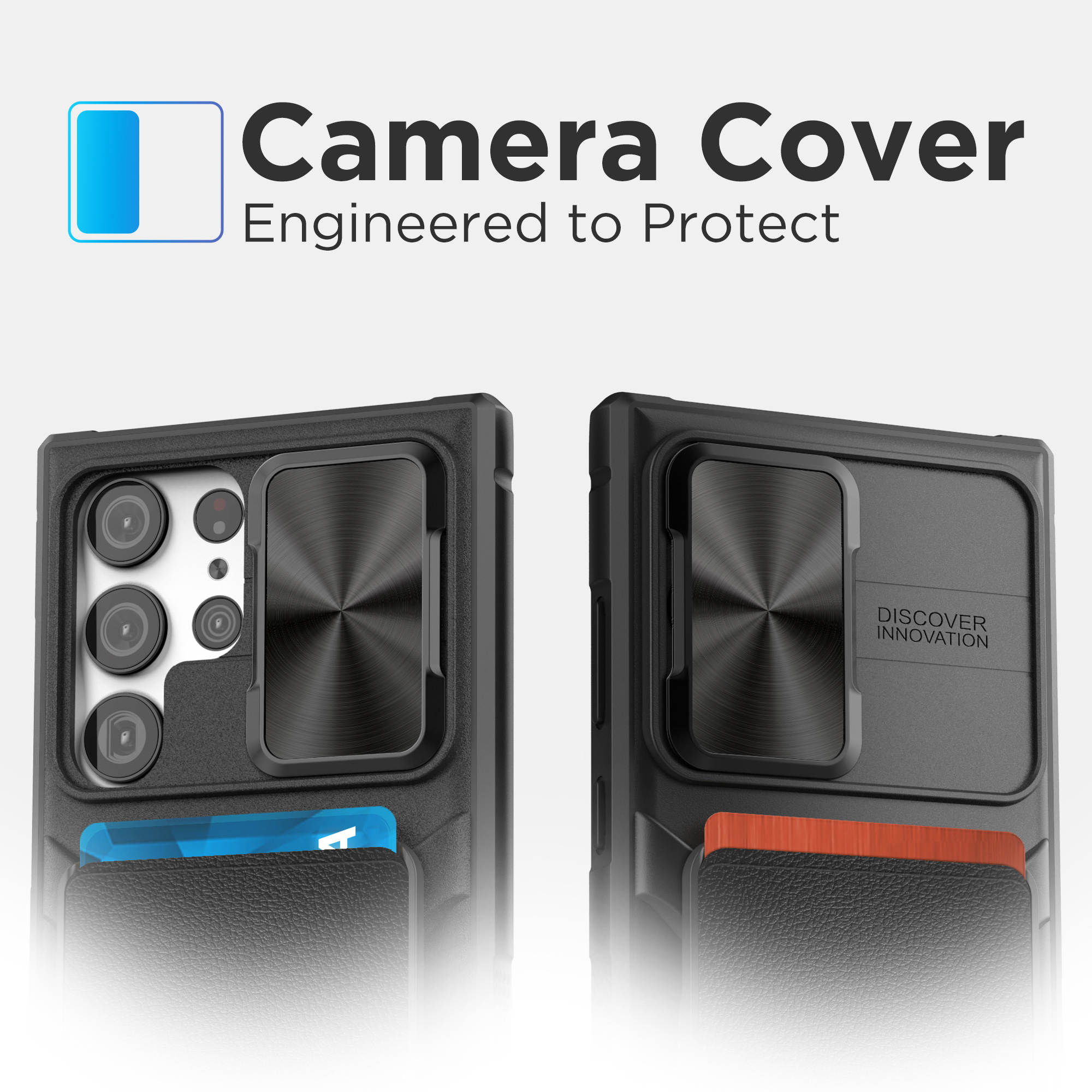 Samsung Galaxy S23 Ultra Case with Camera Lens Protector and