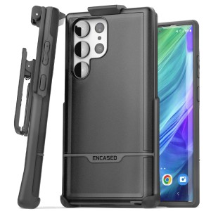 Encased Belt Clip - Fits with Spigen Optik-Armor Series, Samsung Galaxy S23  Ultra (6.8) Holster Only, Case is NOT Included 