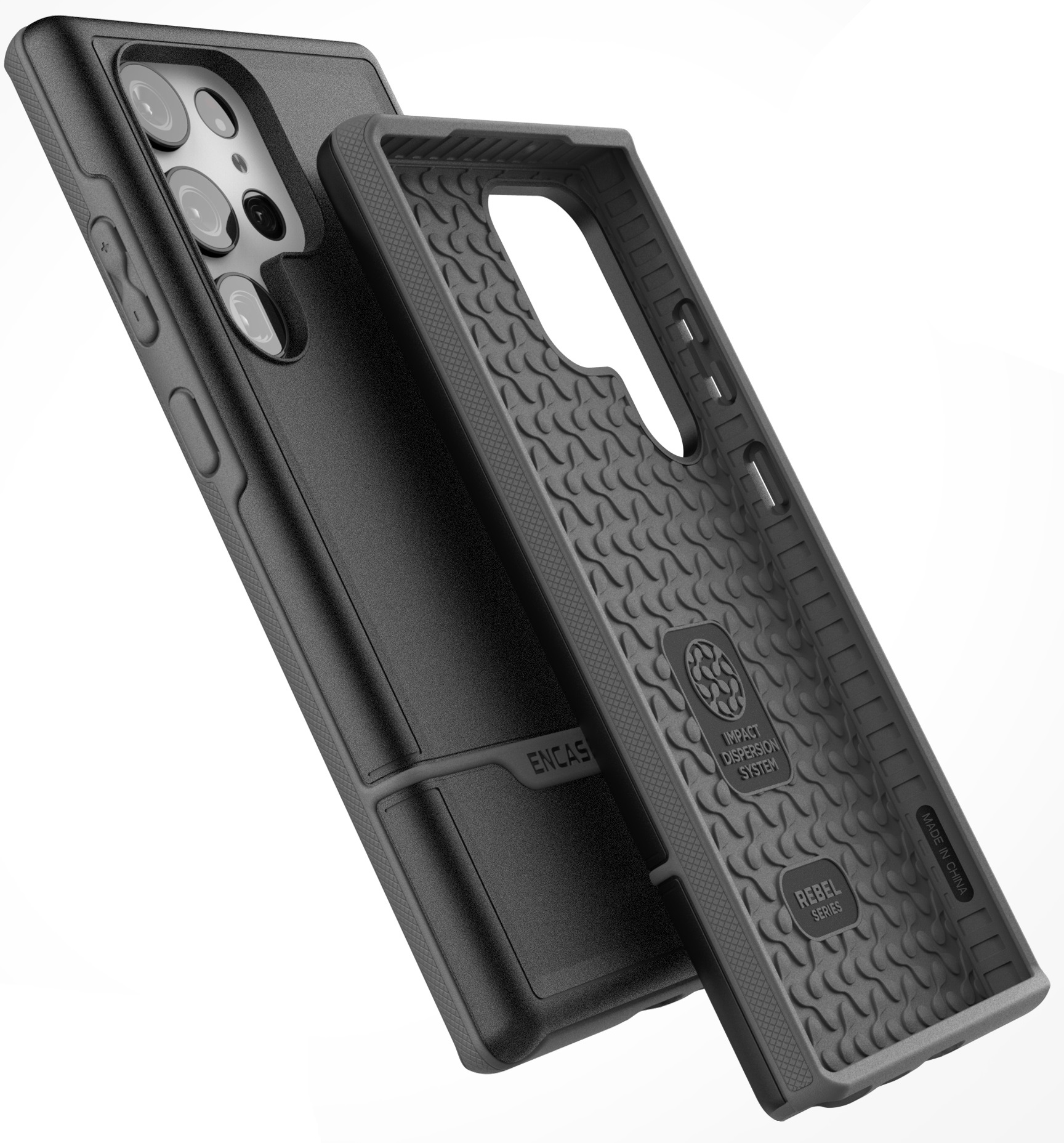 Samsung Galaxy S23 Ultra Rebel Case with Nylon Pouch Belt Clip Holster -  Encased