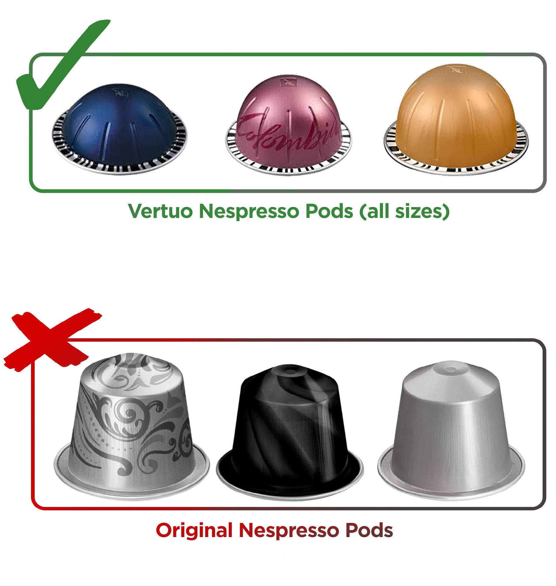 Nespresso Vertuo Pod and Box Organizer Encased