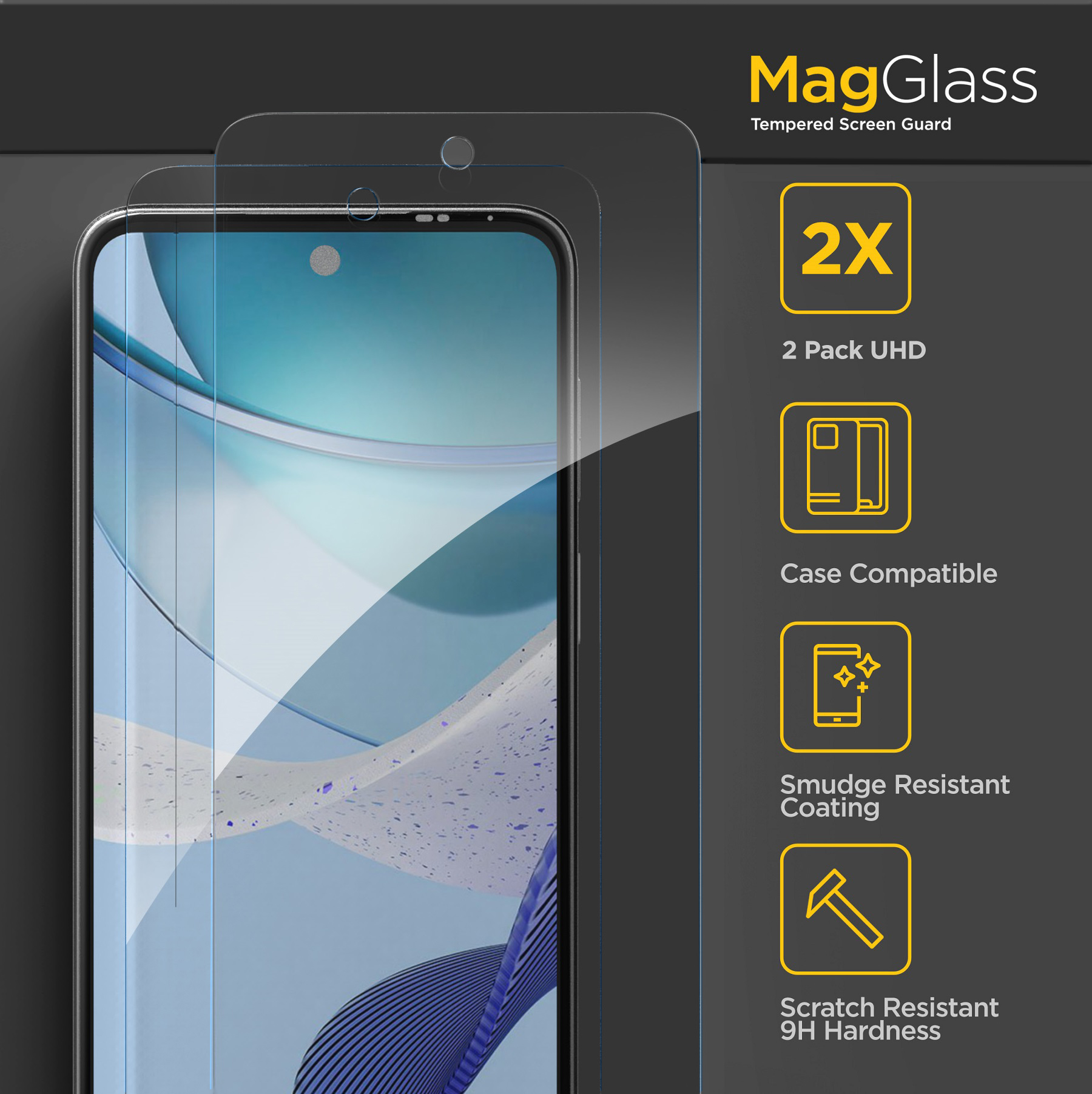 Motorola Edge Plus 2023 MagGlass UHD Screen Protector - Encased