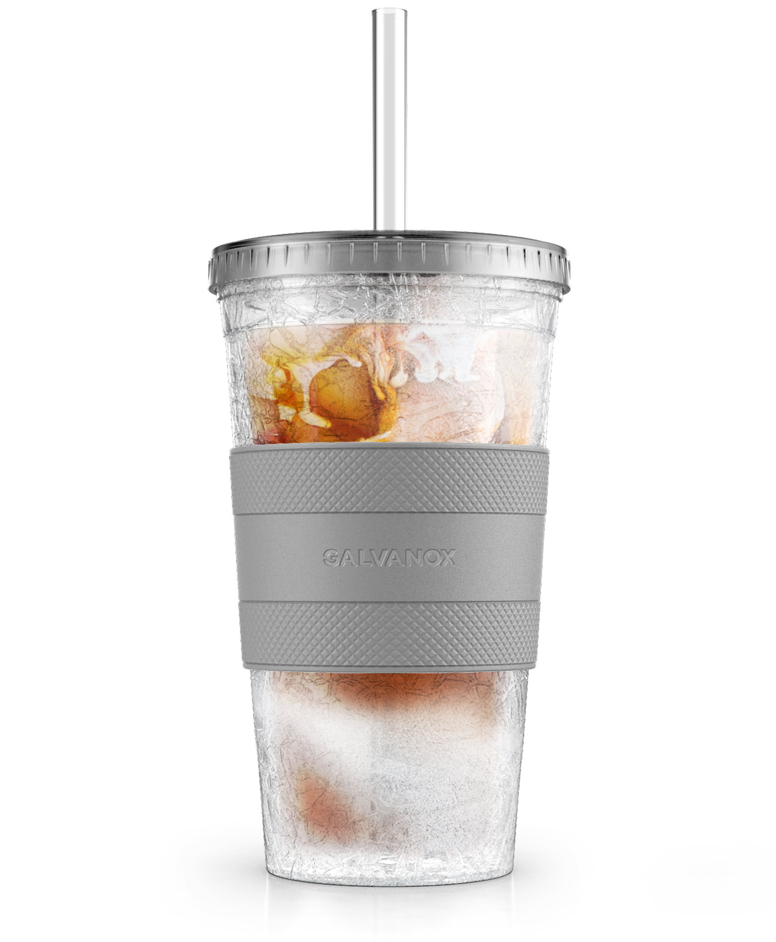 https://encased.b-cdn.net/wp-content/uploads/sites/7/2023/07/Galvanox-Freezable-Iced-Coffee-Cup-with-Lid-and-Straw-Gray-16oz-FI16C1-6.jpg