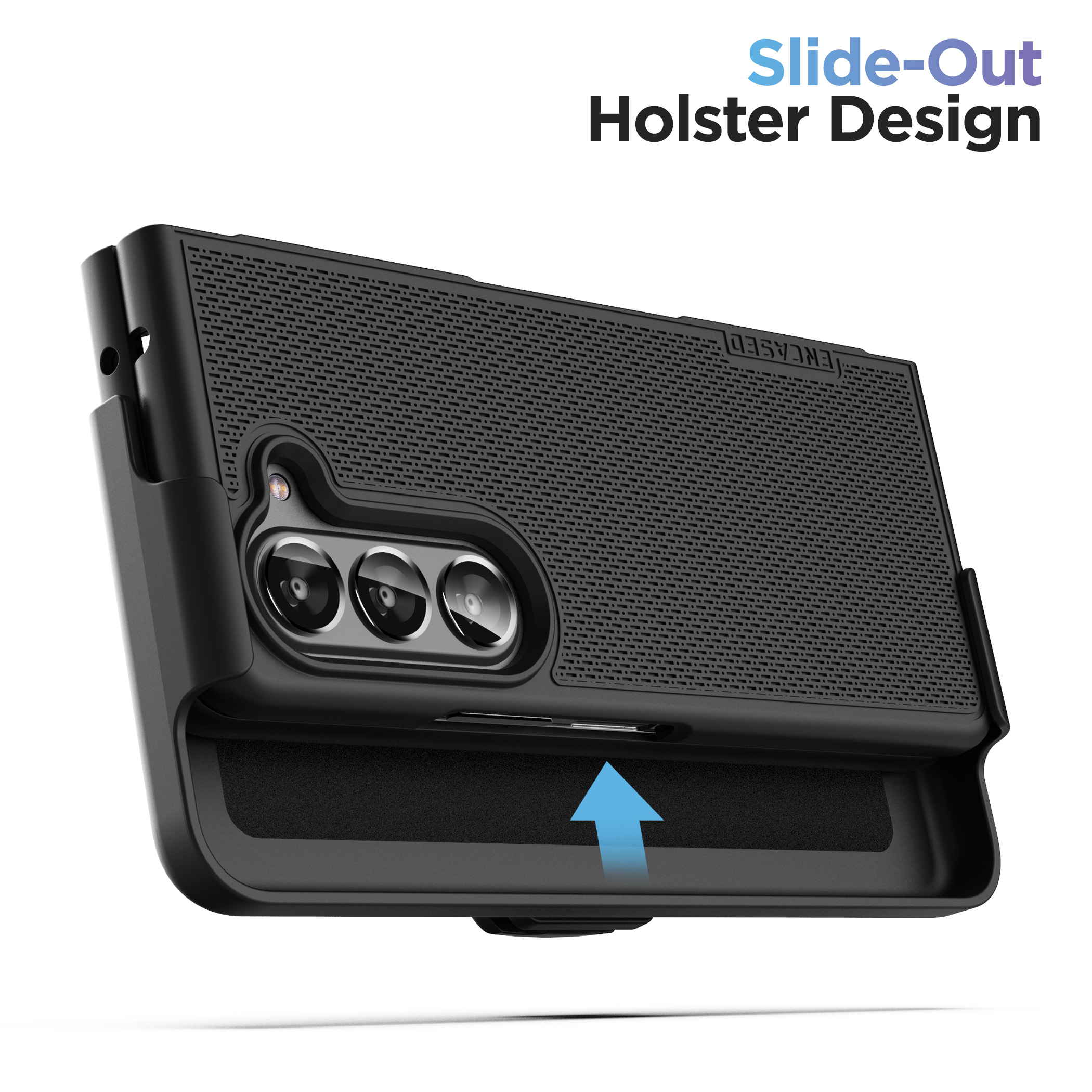 Samsung Galaxy Z Fold 5 DuraClip Case with Belt Clip Holster - Encased