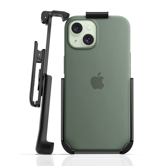 Belt Clip Holster for Apple Silicone Case - iPhone 15 Plus-HL177TA337AS
