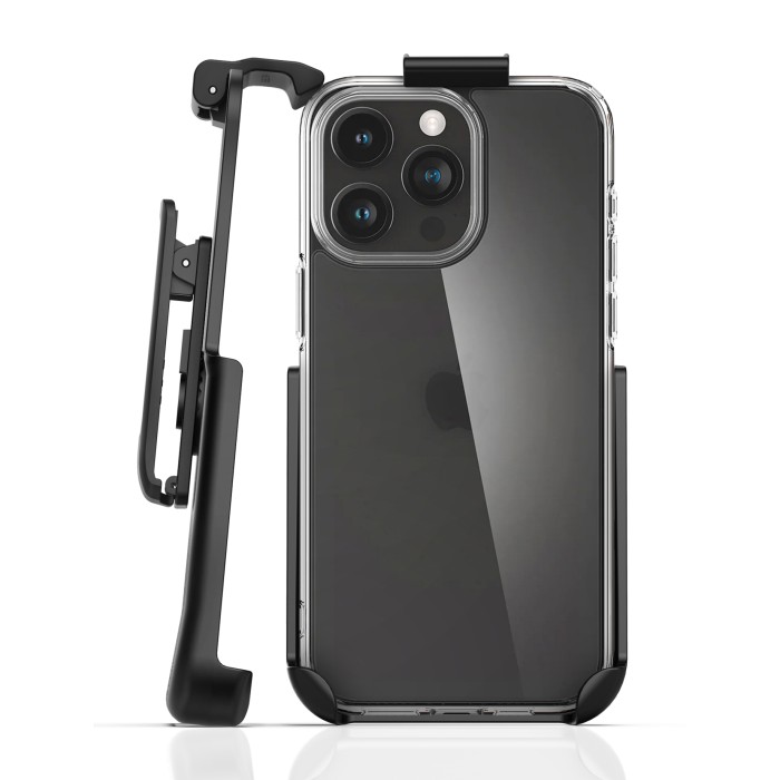 Belt Clip Holster for Spigen Ultra Hybrid Case - iPhone 15 Pro Max - Encased