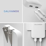 Galvanox-Flat-20w-Dual-USB-C-Adapter-with-2-USB-C-Cables-EDC20CA50-2