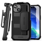 iPhone 15 Falcon Hand Strap Case with Belt Clip Holster-FAH336HL