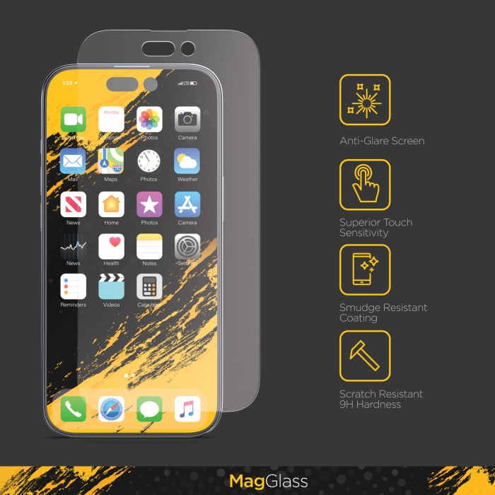 iPhone 14 Pro Max MagGlass Matte Anti-Glare Screen Protector