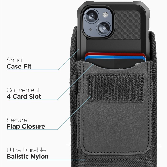 iPhone 15 Plus Falcon MagSafe Case with Belt Clip Holster - Encased
