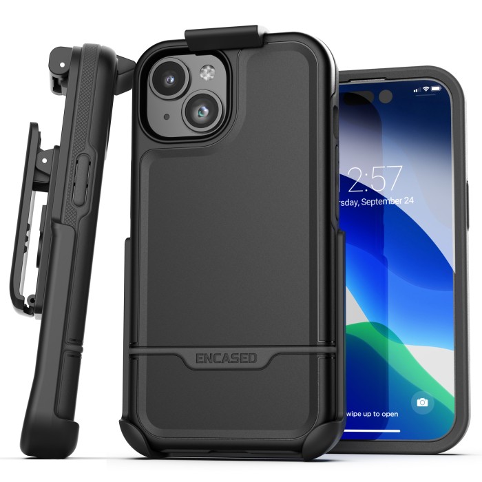 iPhone 15 Plus Rebel Case with Belt Clip Holster Encased