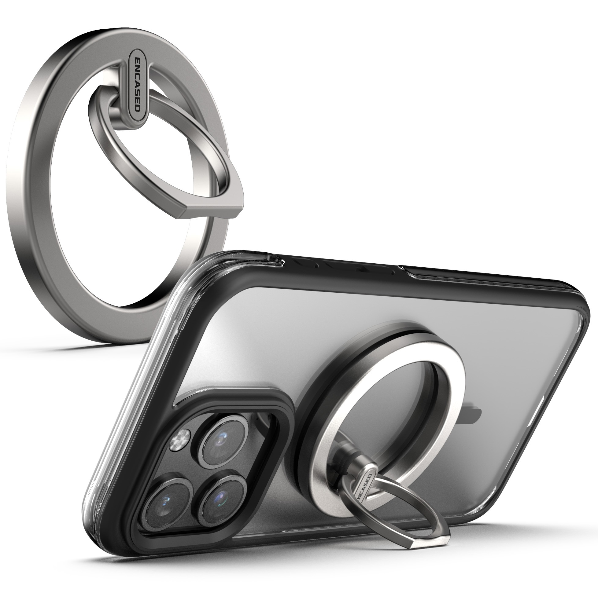 For iPhone 15 14 Pro Max 13 MagSafe Magnetic Case Finger Ring