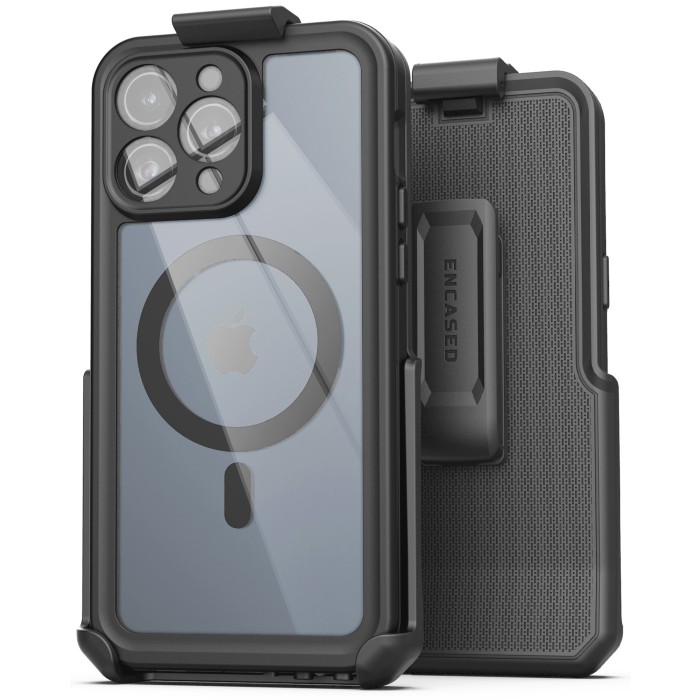 iPhone 15 Pro Max Waterproof Case with Belt Clip Holster-WP339HL