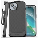 iPhone 15 Plus Thin Armor Case with Belt Clip Holster-ETA337HL