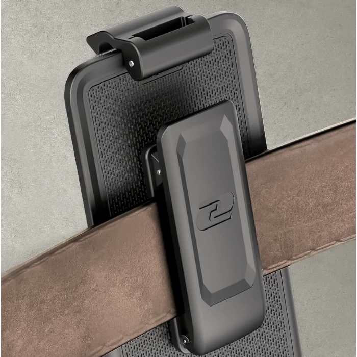 Encased Nylon Phone Pouch Belt Clip - Large