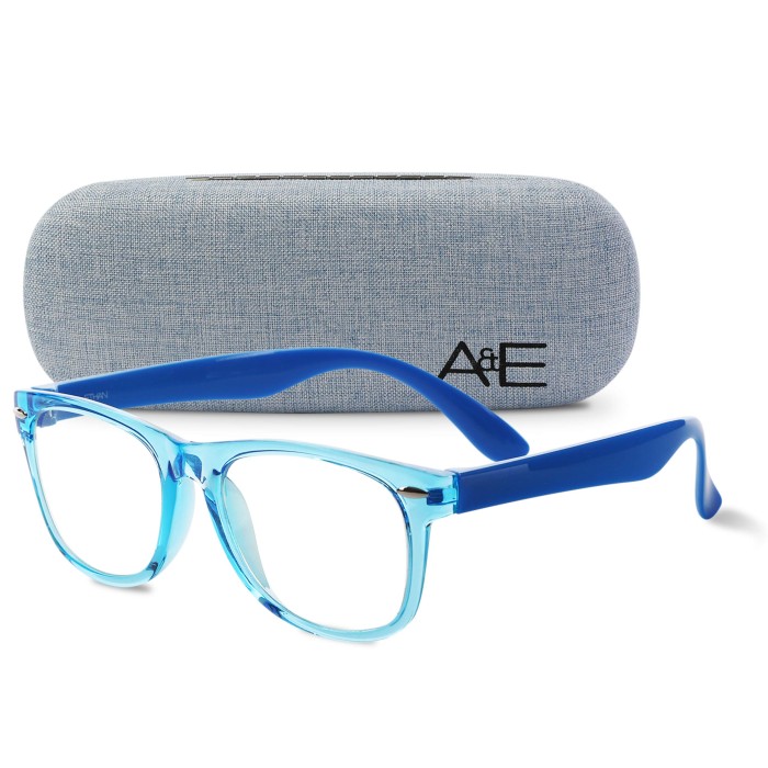 Ava & Ethan Clear Non Prescription Lens Glasses for Toddlers/Kids (Ages-3-12)-EKG910BL