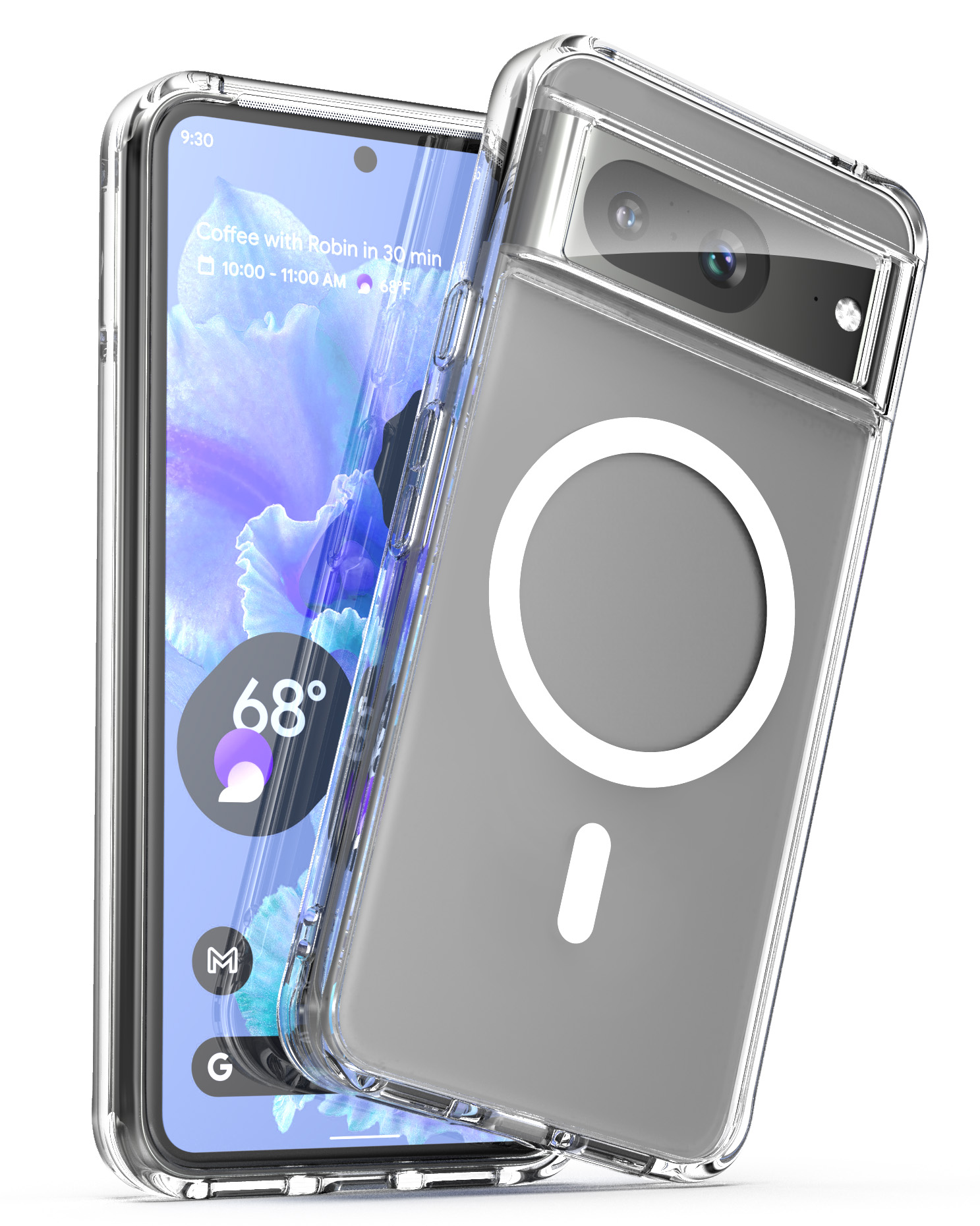 Magsafe Handy Hülle Für Google Pixel 8 Pro / 8 Magnetisch Hybrid Clear Slim  Case