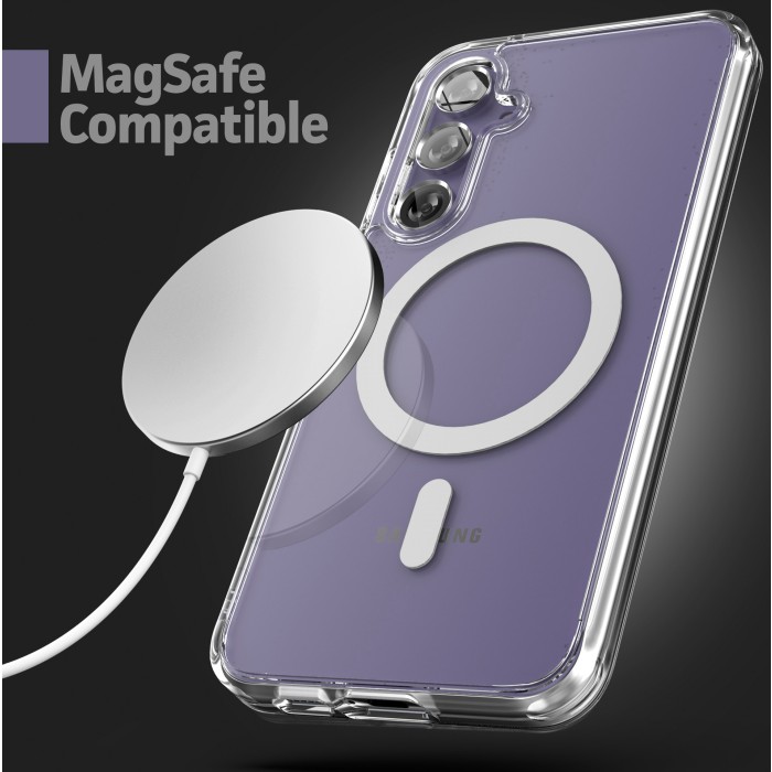 For Samsung Galaxy Z Flip 5 5G Case Clear MagSafe Magnetic Shockproof Slim  Cover