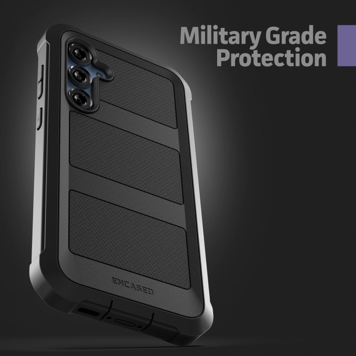 Spigen Rugged Armor Designed for Galaxy S23 FE Case (2023) - Matte Black