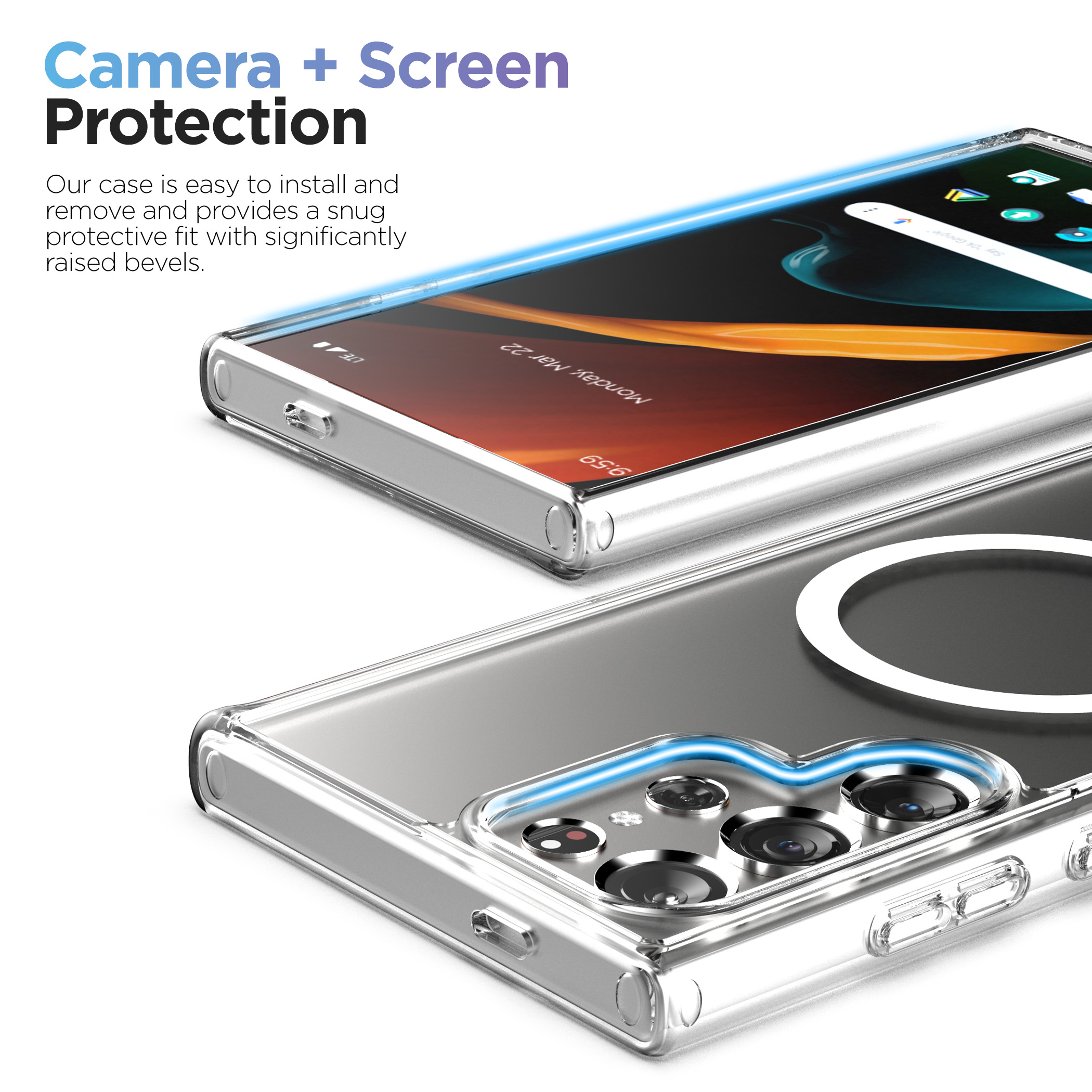 Samsung Galaxy S24 Ultra Clear Magsafe Case
