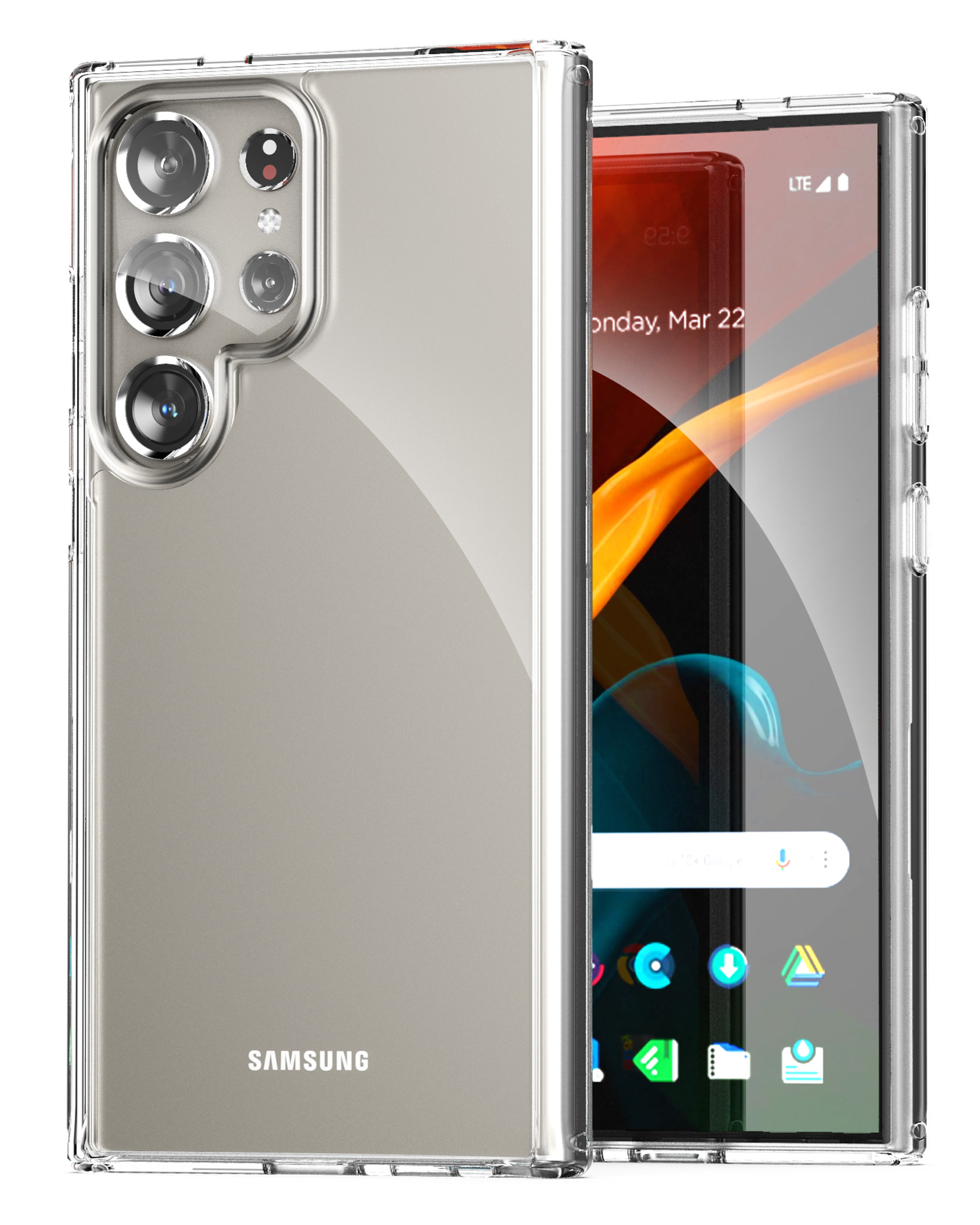 Spigen Ultra Hybrid TPU Back Cover Durchsichtig Samsung Galaxy S24