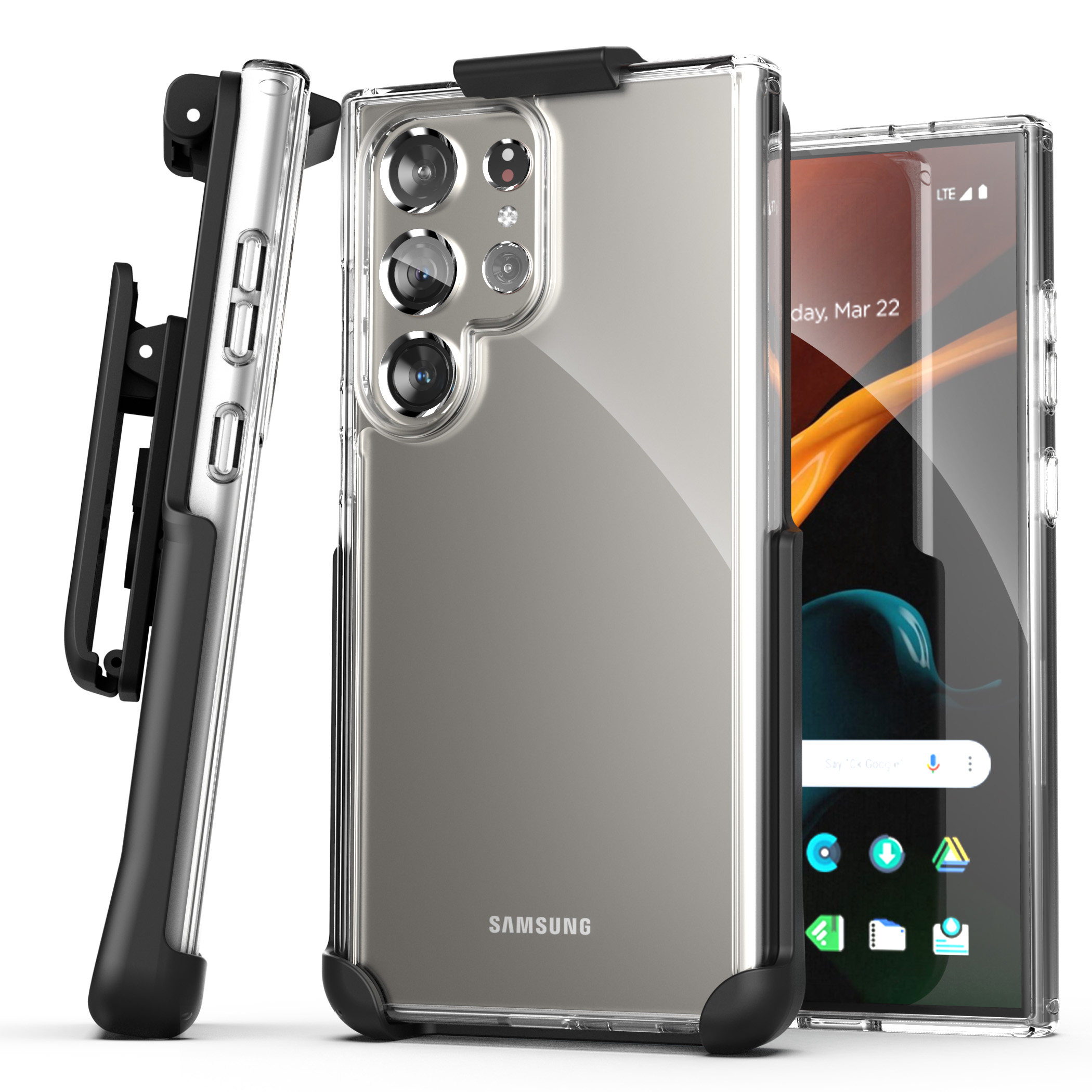 Spigen [Rugged Armor] Phone Case, for Samsung Galaxy S24 Ultra, S24 Plus, S24