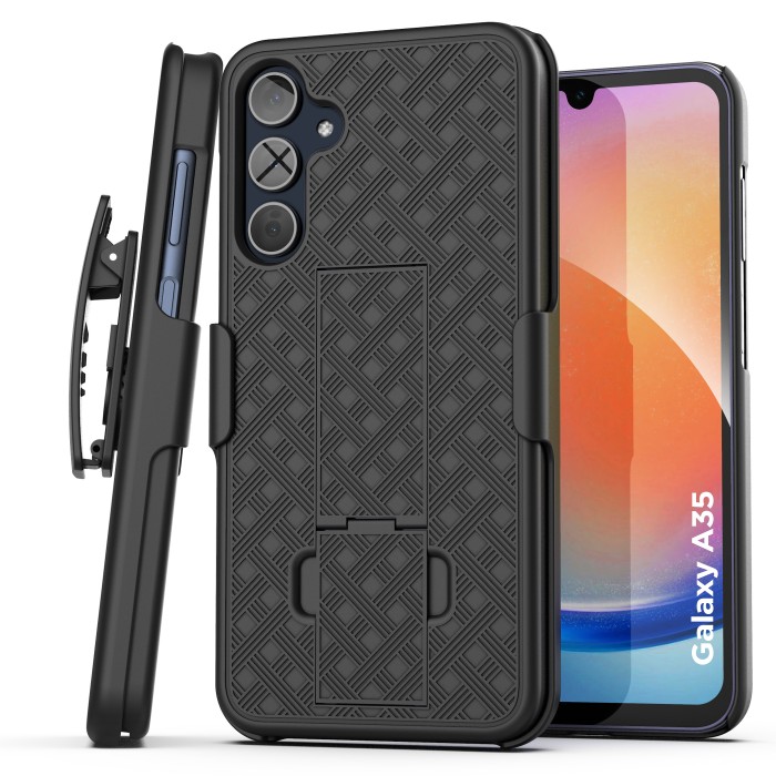 Samsung Galaxy A35 5G Duraclip Case with Belt Clip Holster-EHCA436